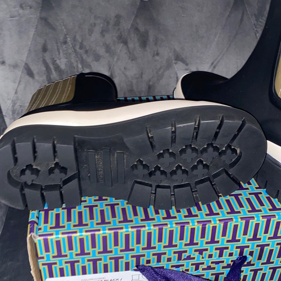 Tory Burch Black and Olive Hurricane Boots - Picture 5 of 7